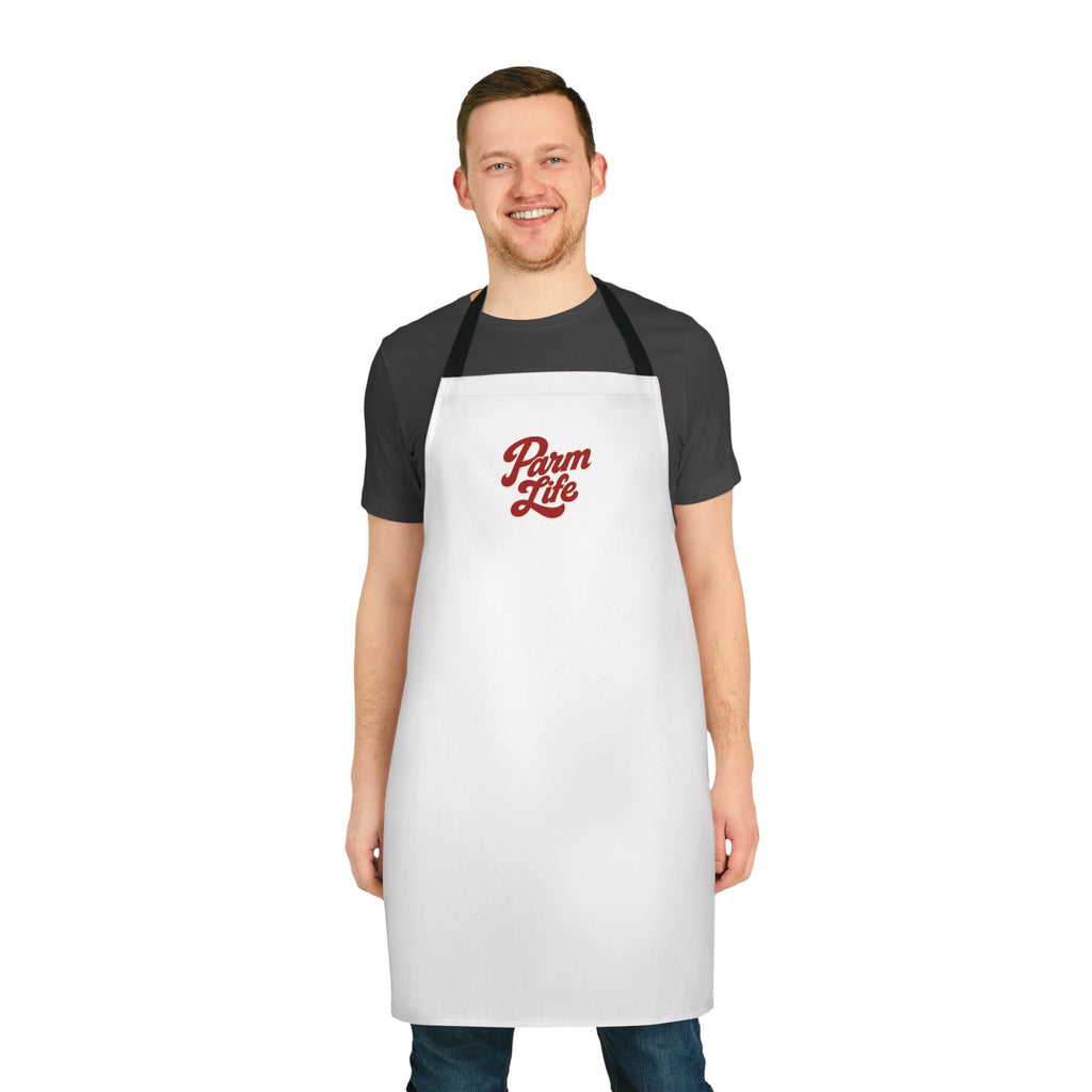 Parm Life Apron |  White Kitchen Apron