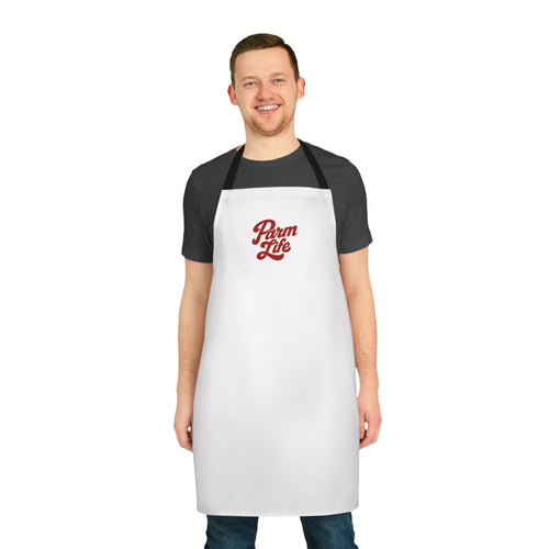 Parm Life Apron |  White Kitchen Apron