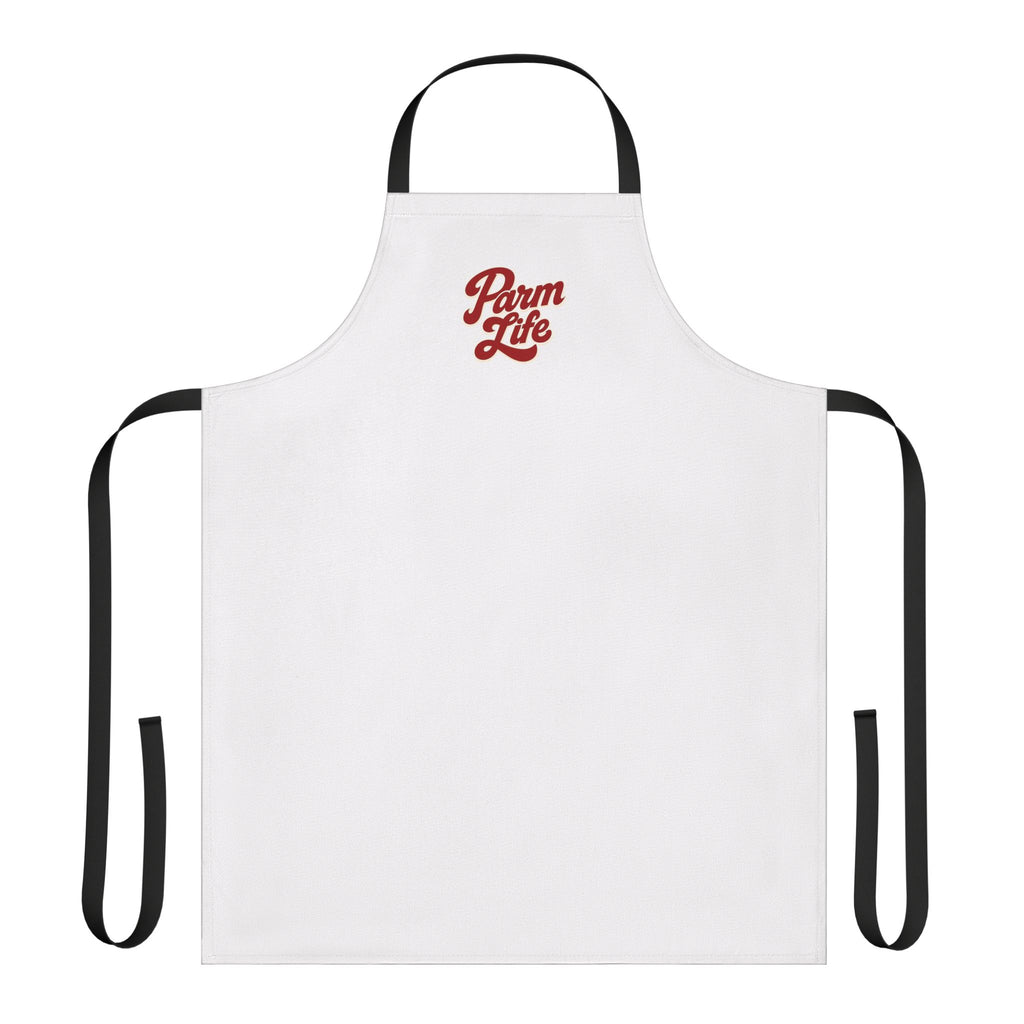 Parm Life Apron |  White Kitchen Apron