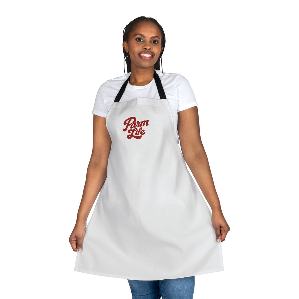Parm Life Apron |  White Kitchen Apron