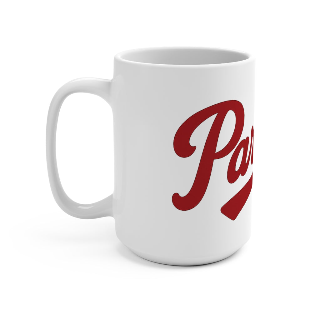 Parm Life Parming Mug 15oz | Red Retro Ceramic Coffee Cup