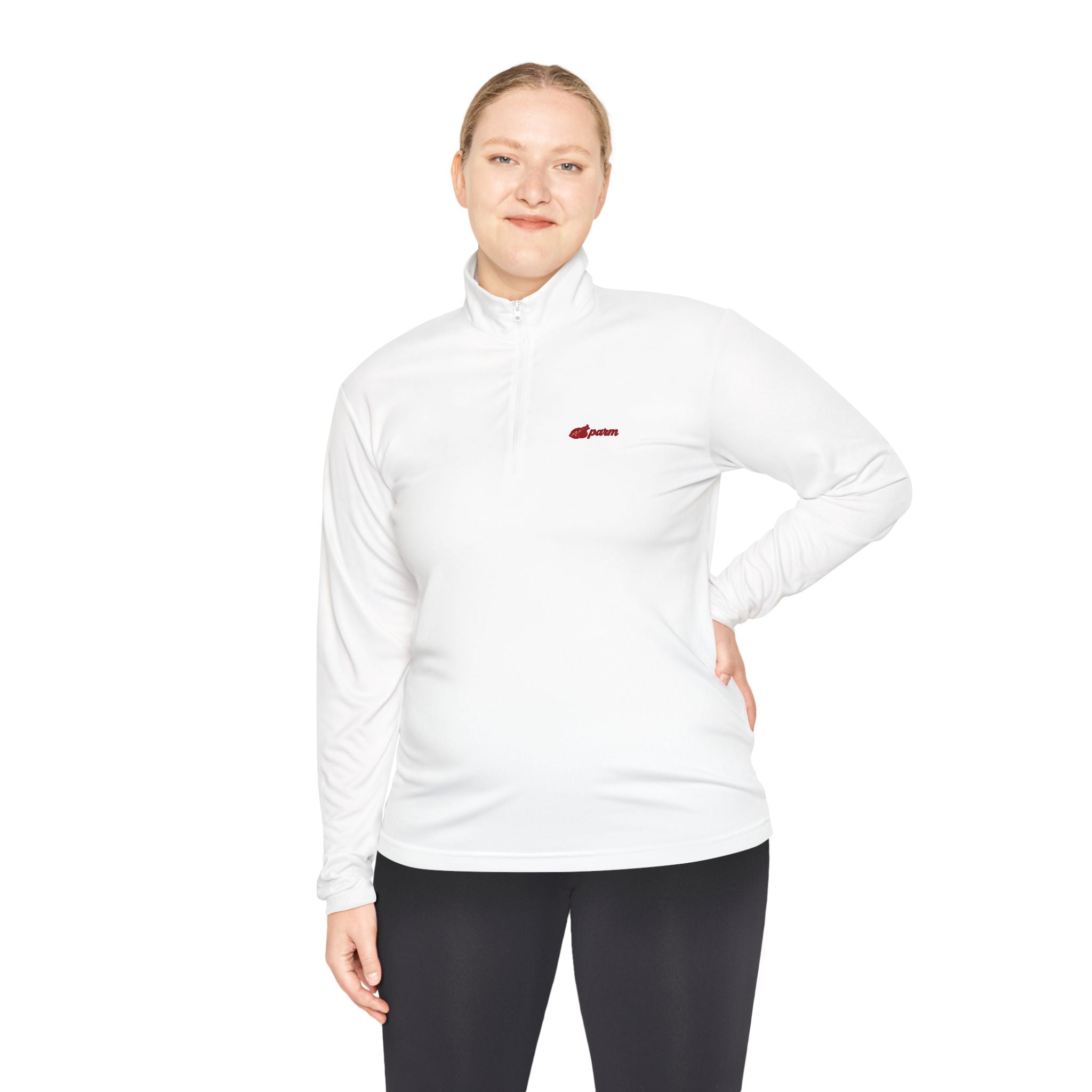 Chicken Parm Embroidered Quarter-Zip Pullover