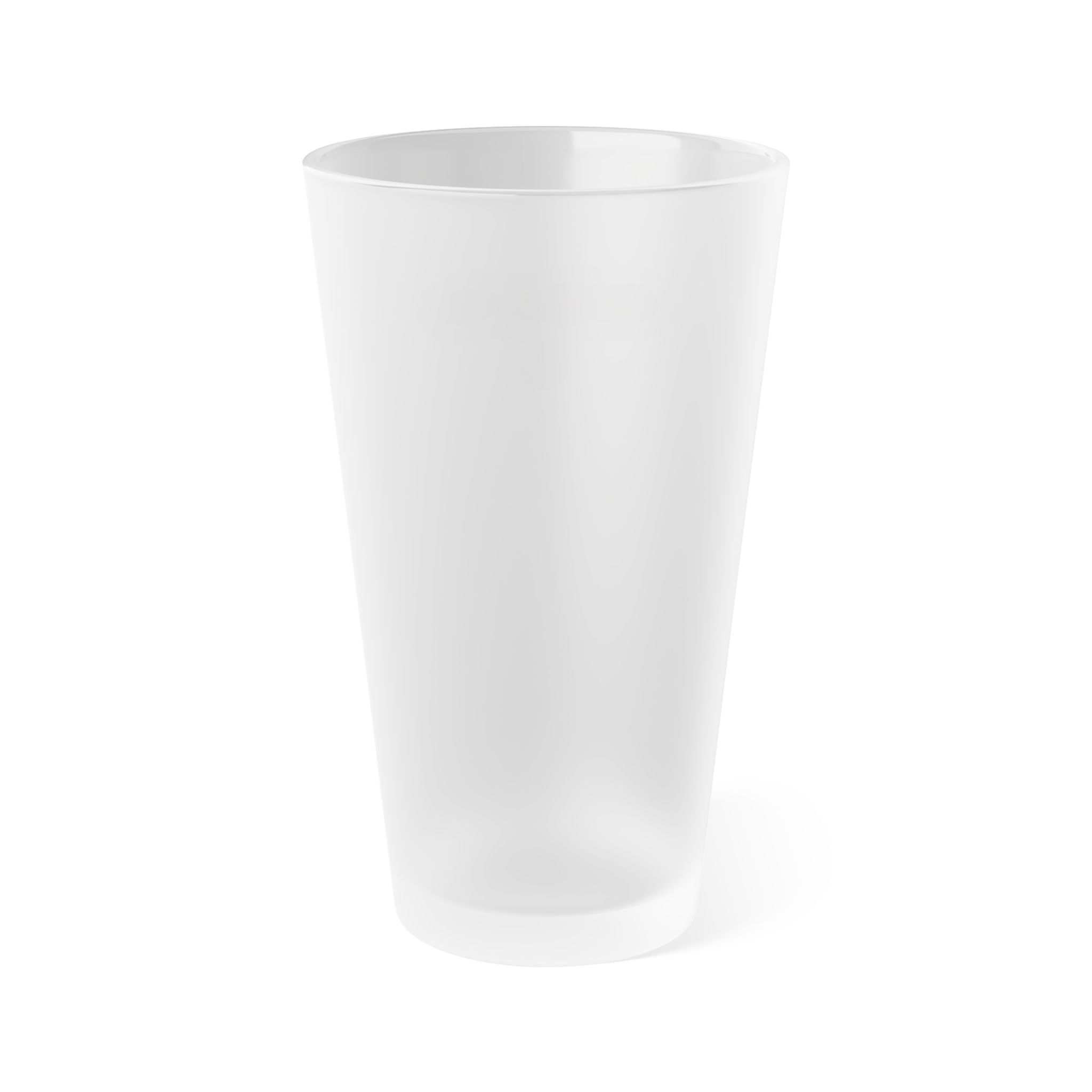 Fill Your Cup Frosted Pint Glass | 16oz motivational drinkware