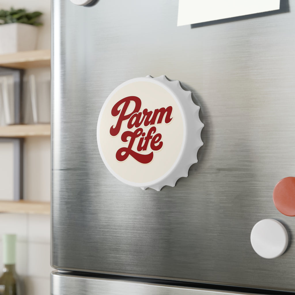 Parming Bottle Opener – Retro Script Beer Bottle Opener, Bar Accessory & Party Favor