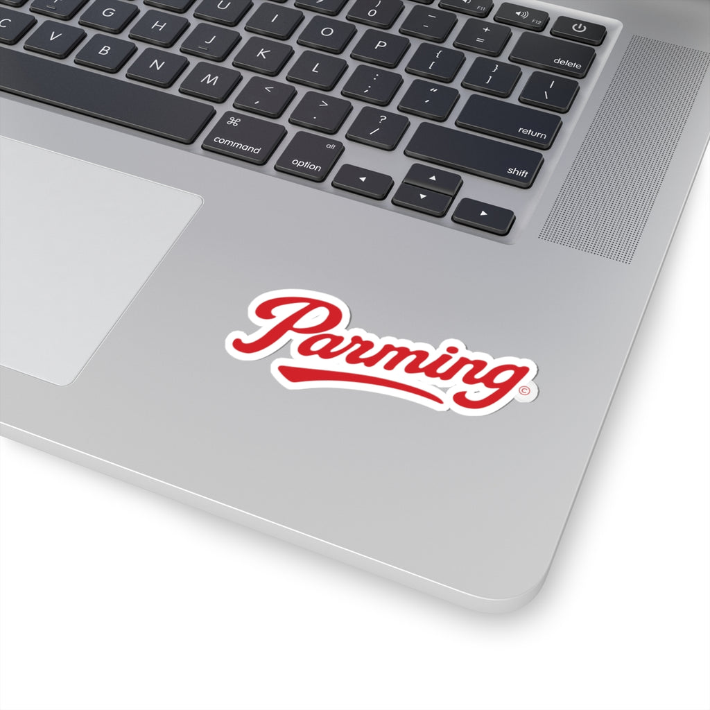 Parming Script Logo Sticker | Kiss-Cut Vinyl Sticker
