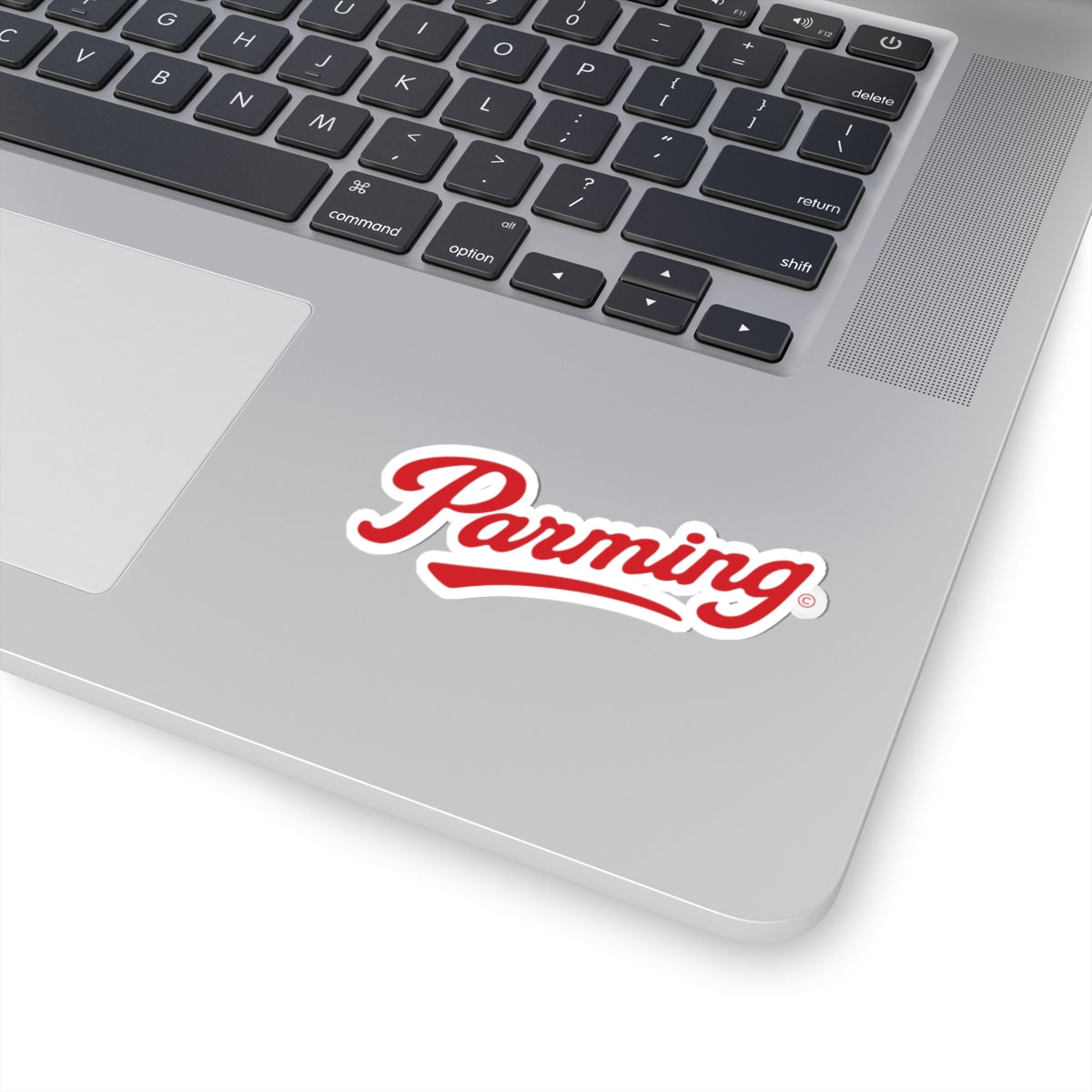Parming Script Logo Sticker | Kiss-Cut Vinyl Sticker