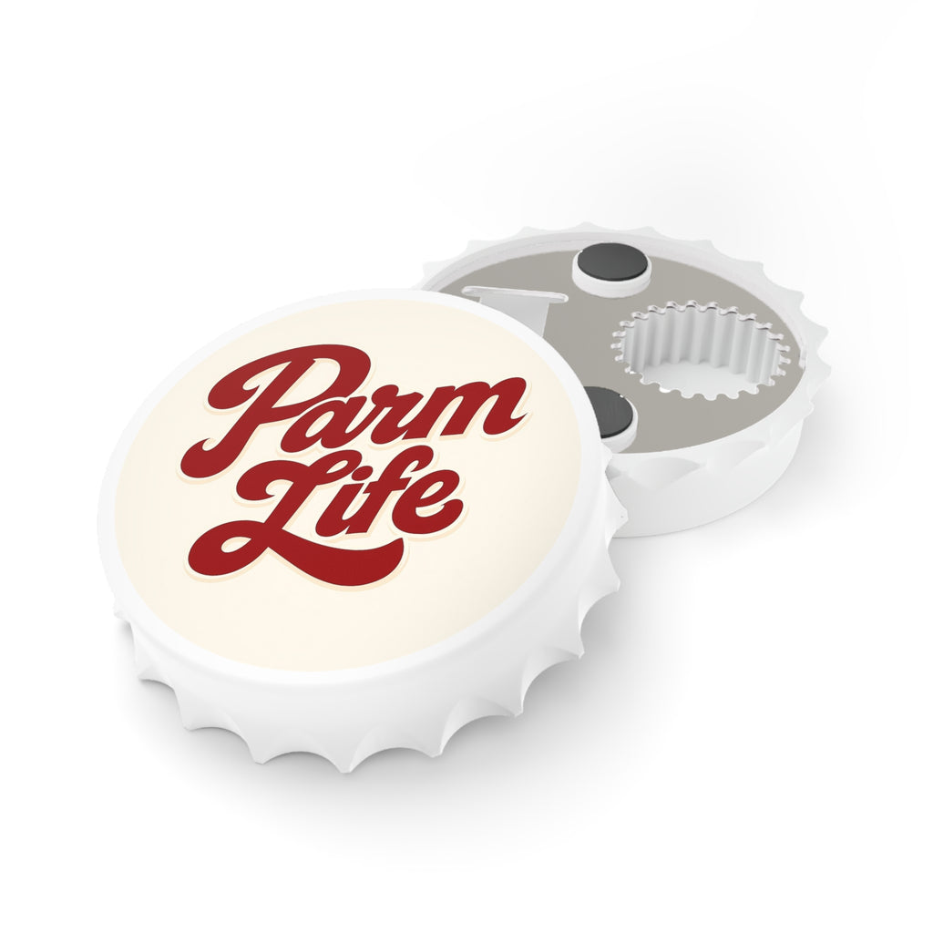 Parming Bottle Opener – Retro Script Beer Bottle Opener, Bar Accessory & Party Favor