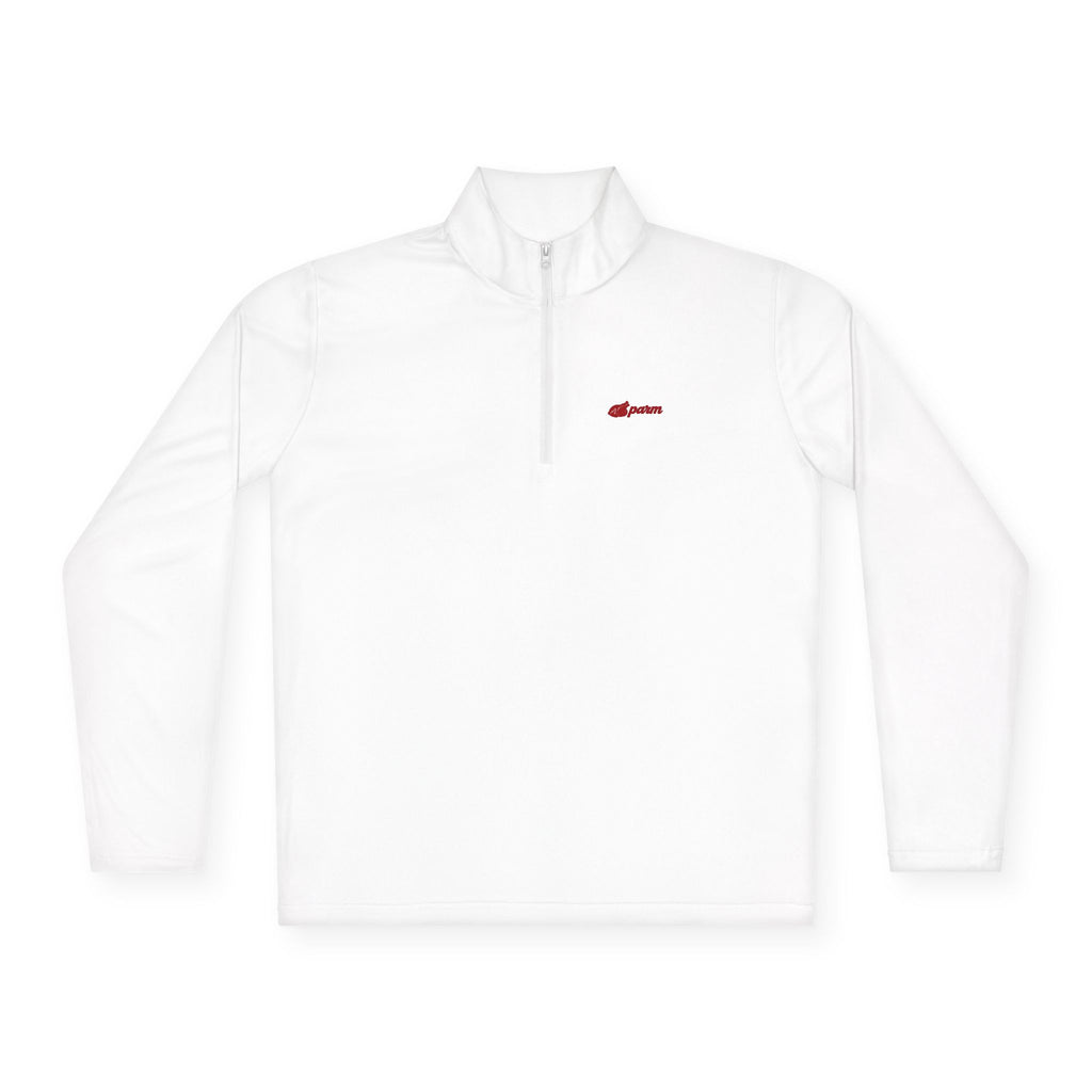 Chicken Parm Embroidered Quarter-Zip Pullover