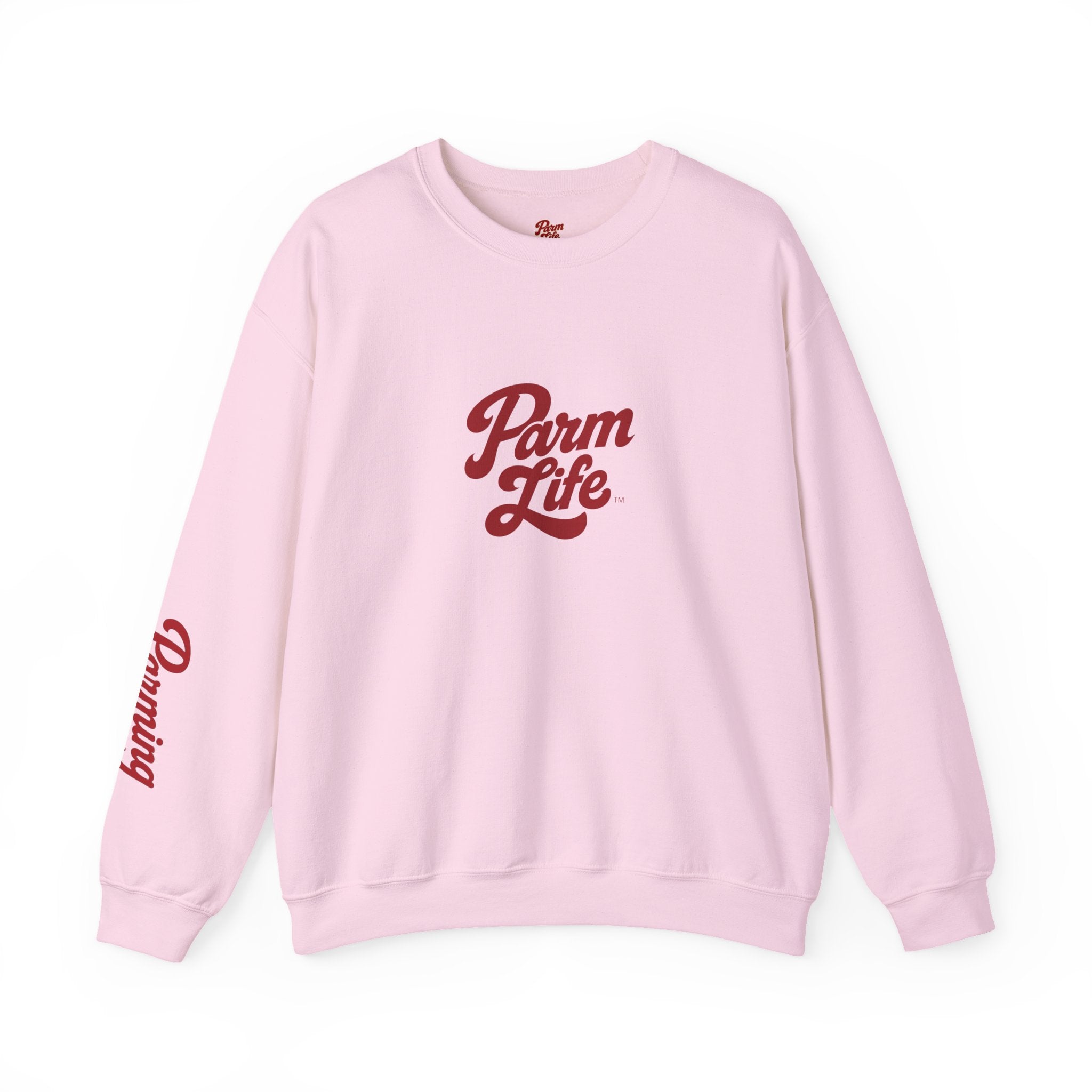 Parm Life Crewneck Sweatshirt | Small Script Plant Logo